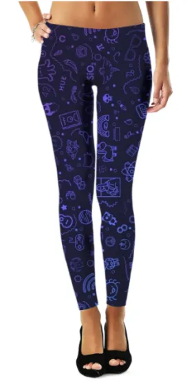 Abstract Pattren (23) Legging