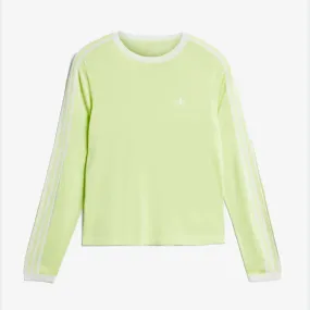 Adidas Originals | WALES BONNER KNIT LONG SLEEVE TEE  { SEMI FROZEN YELLOW/CHALK WHITE