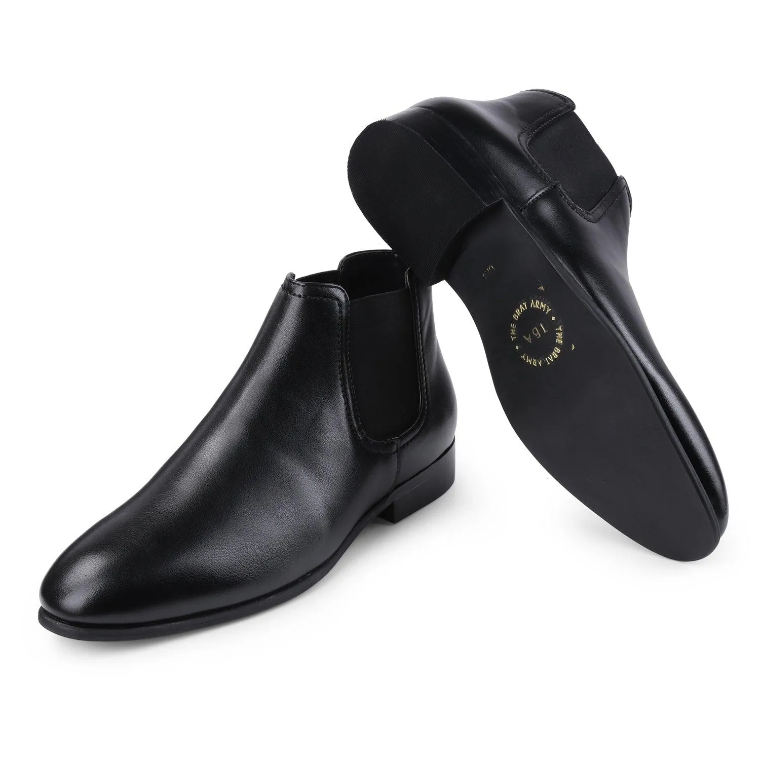 Alpha Black Chelsea Boots