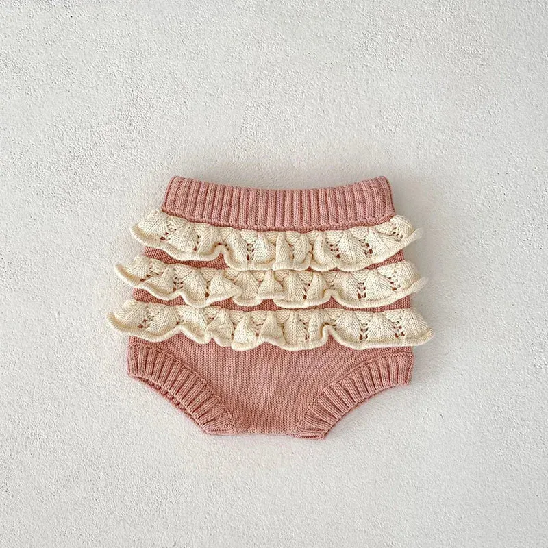 Baby Girls Sweater & Shorts - 2PCS Set