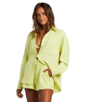 Billabong Right On L/S Shirt-Light Lime