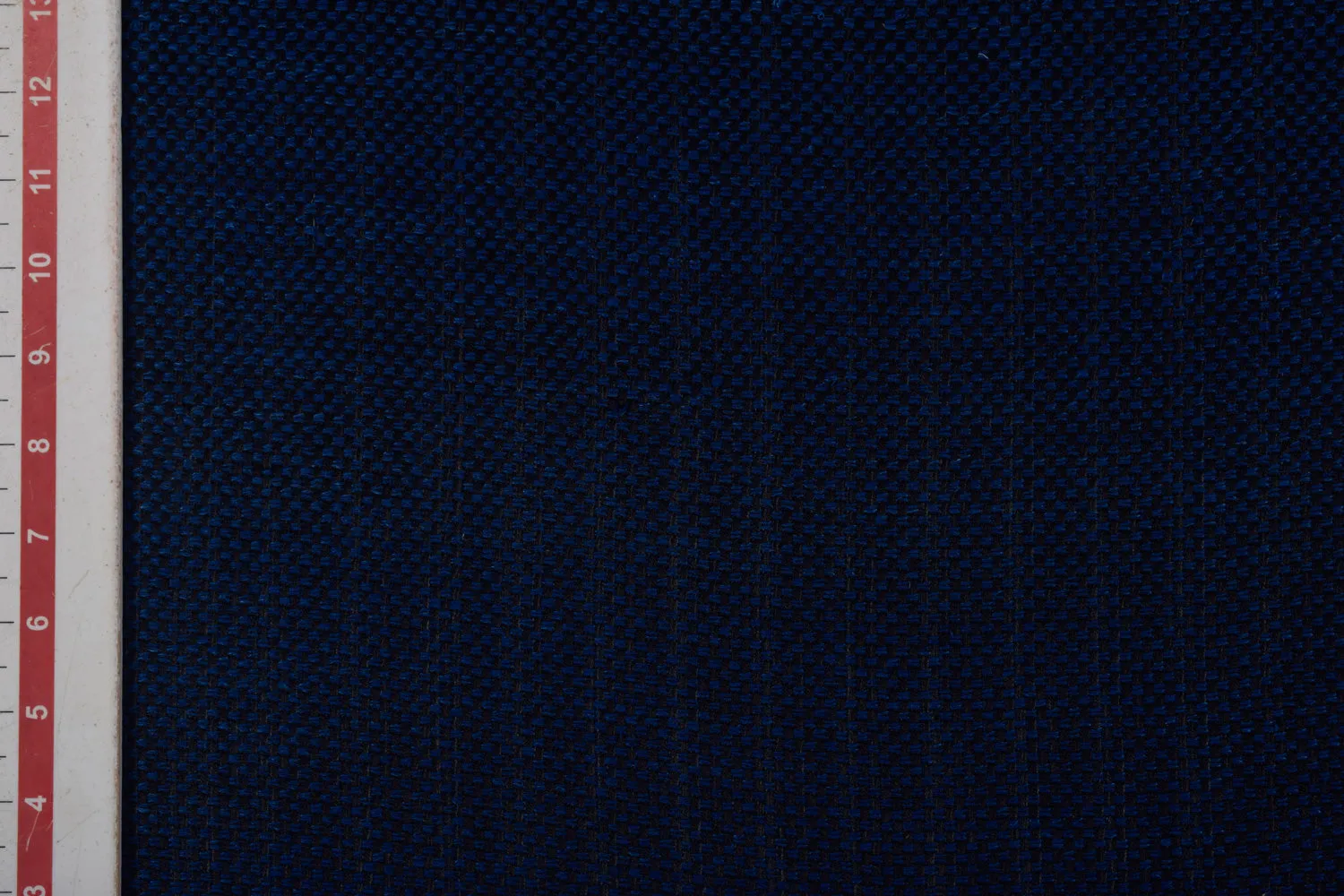 Black & Blue Heavy Matka Silk Fabric