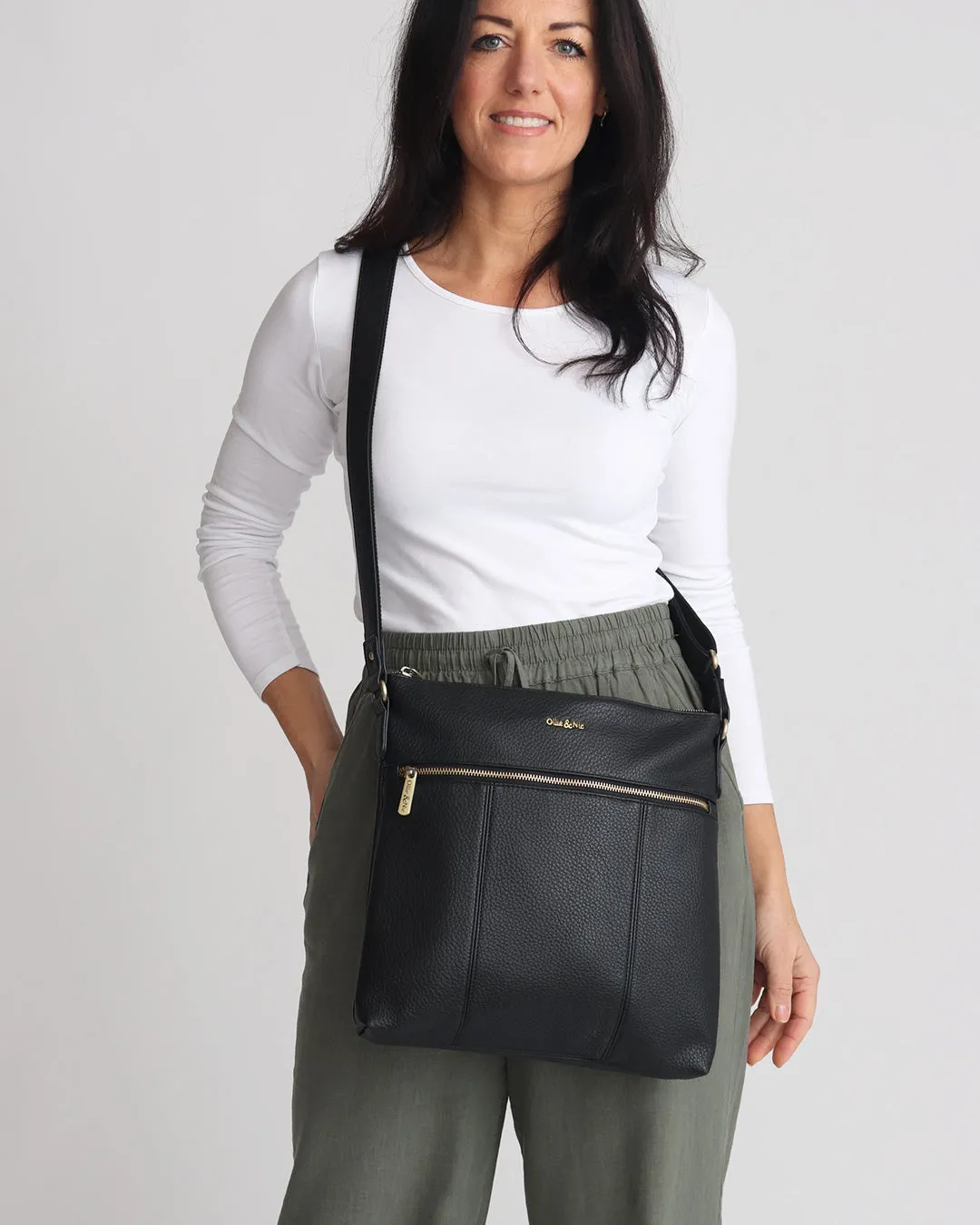 Blake Large Crossbody - Black