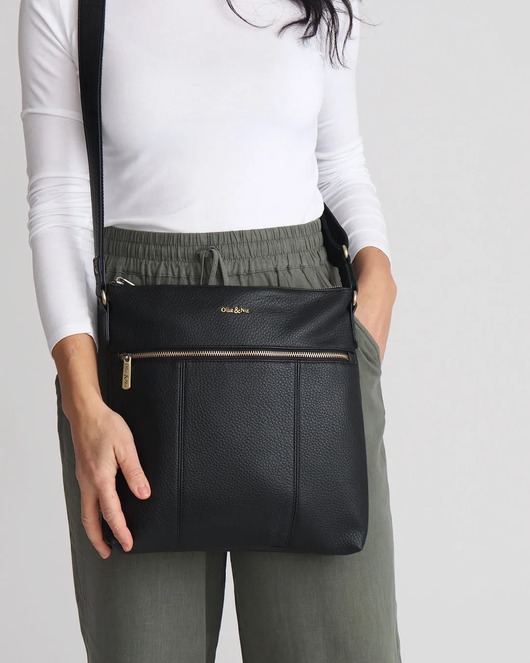 Blake Large Crossbody - Black