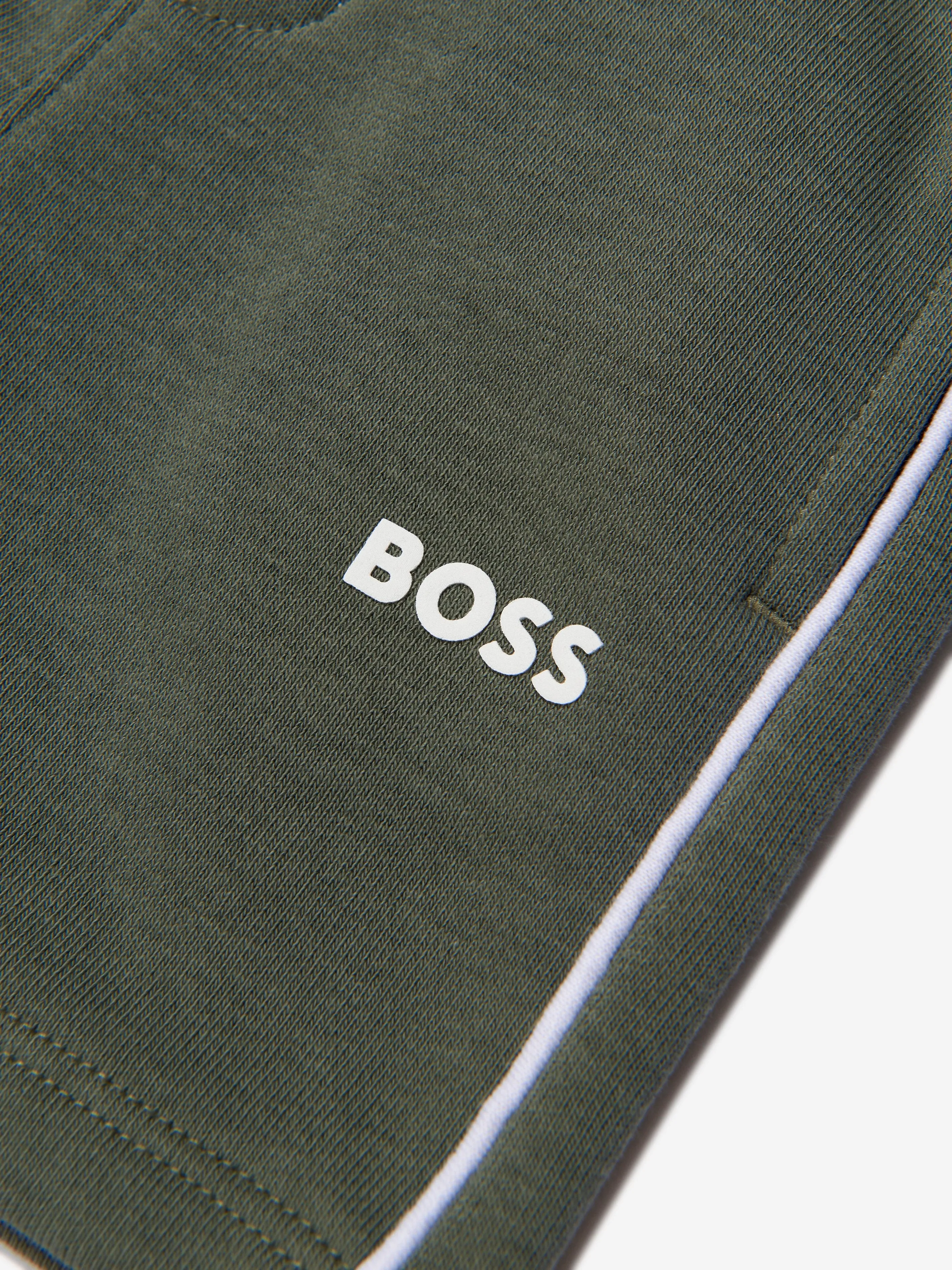 BOSS Baby Boys Sweat Shorts In Green