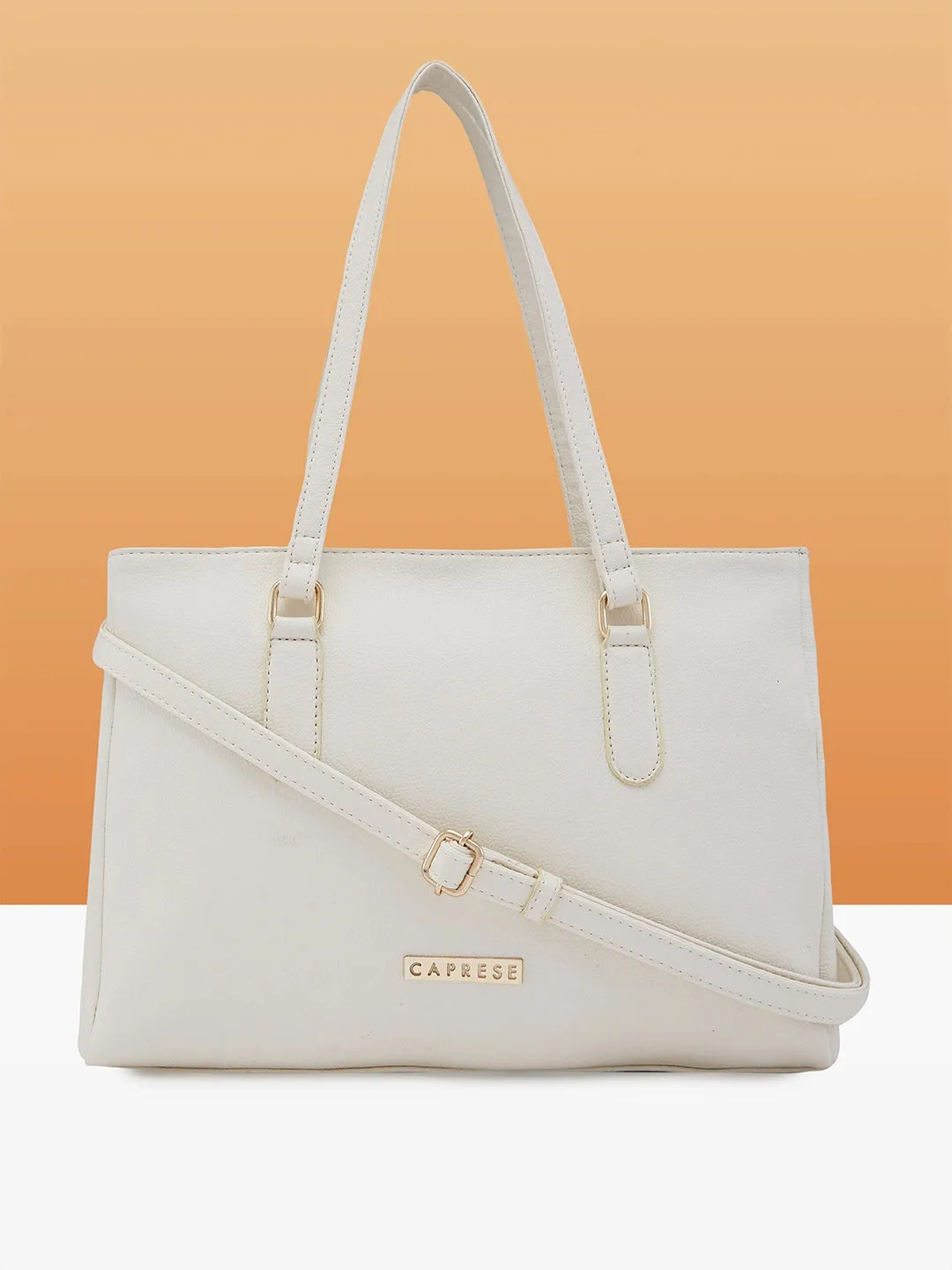 Caprese Jolie Tote Medium Off White