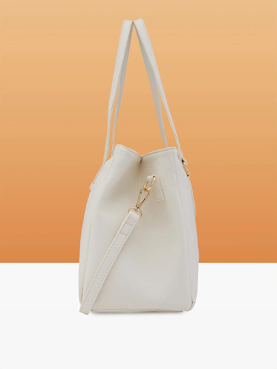 Caprese Jolie Tote Medium Off White