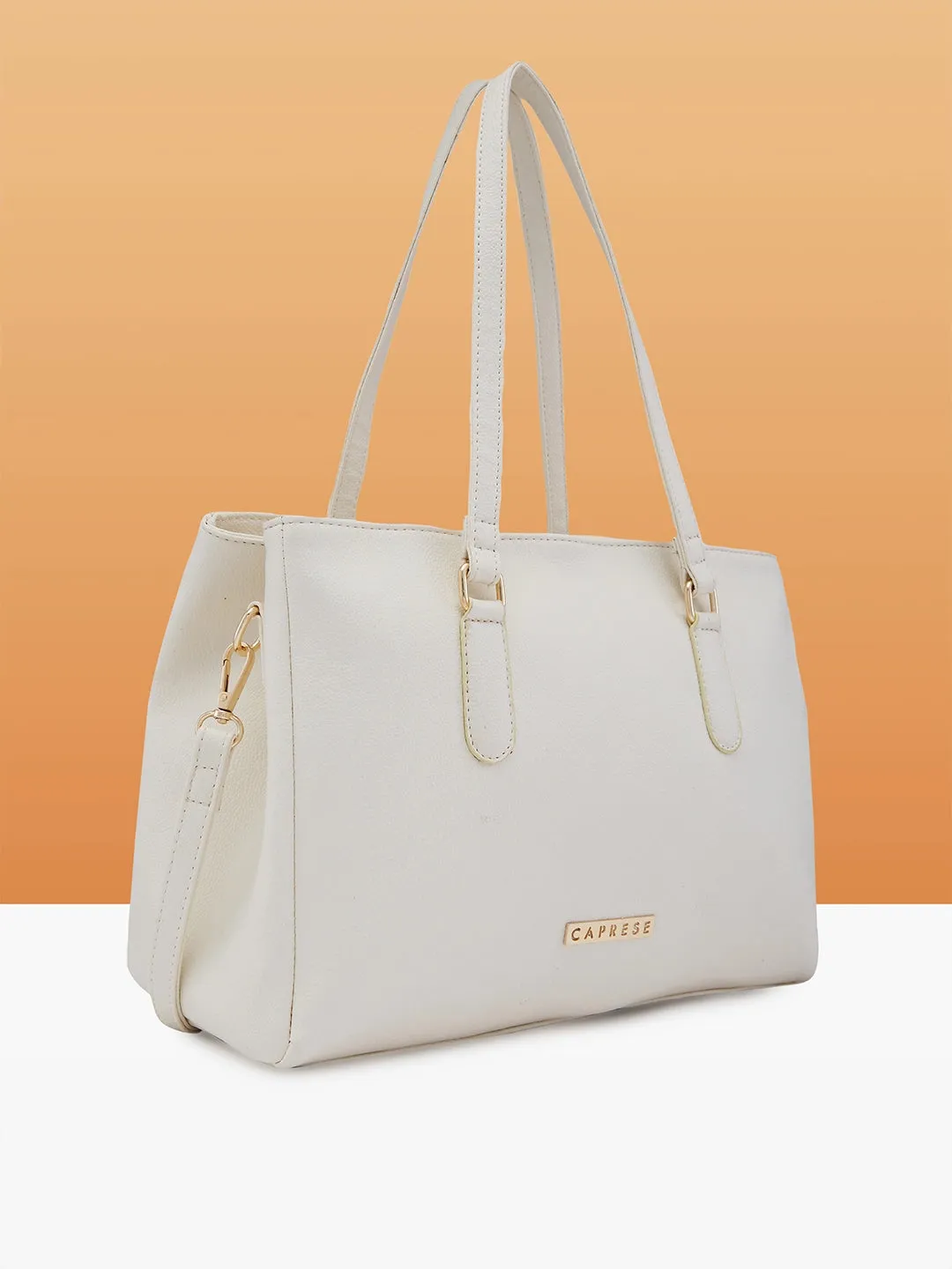 Caprese Jolie Tote Medium Off White