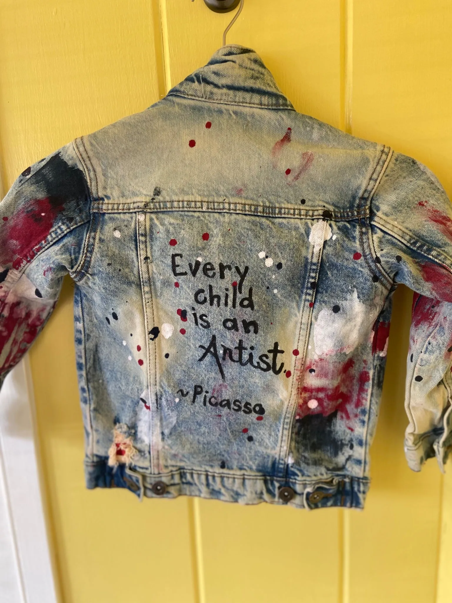 Children’s Handpainted Denim Jacket