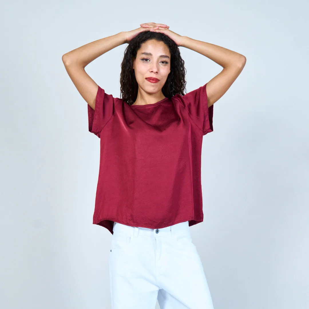 Classic loose-fit blouse wholesale