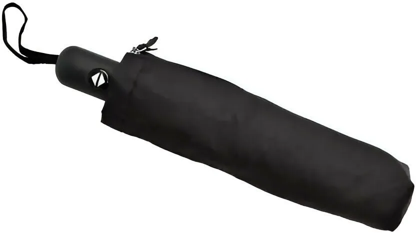 Compact 2-Fold Black Umbrella