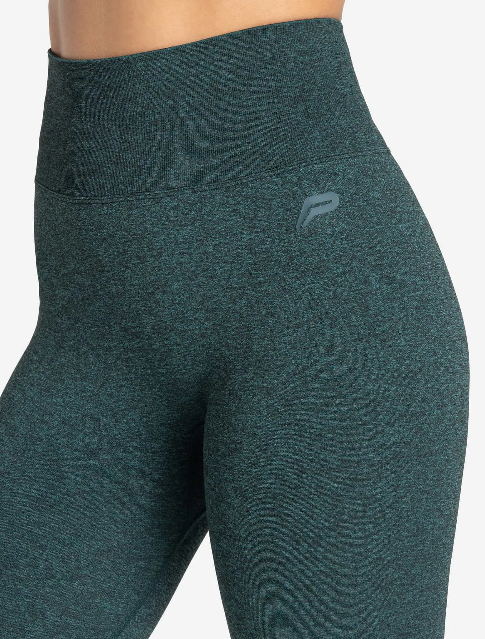 Core Seamless Pocket Leggings - Teal Marl