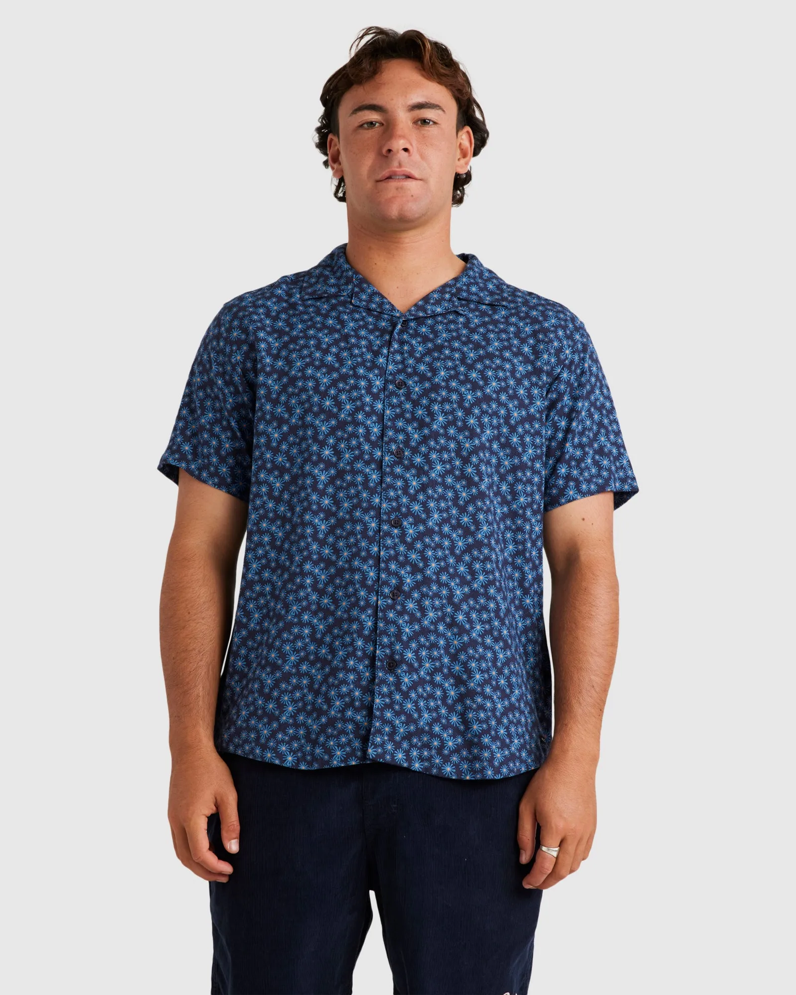 Cosmos Short Sleeve Shirt - Outer Space