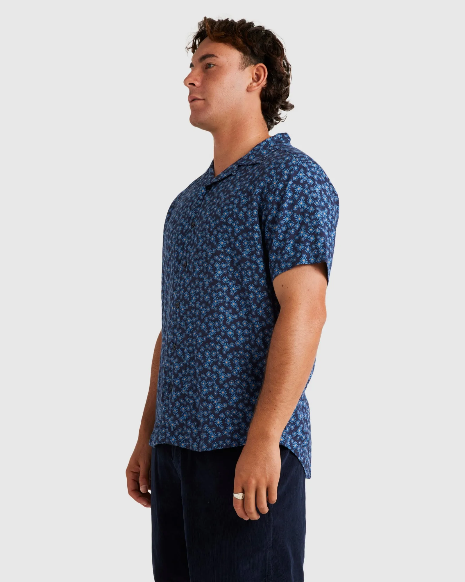 Cosmos Short Sleeve Shirt - Outer Space