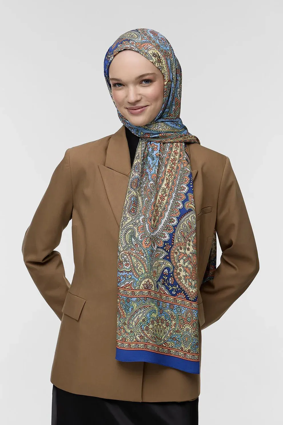 Deluxe Patterned Scarf Lalita