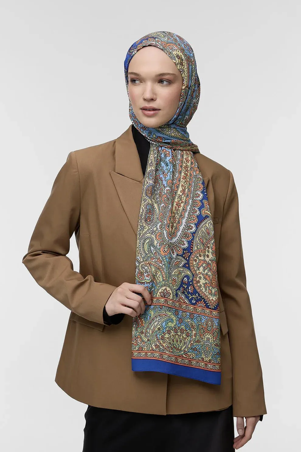 Deluxe Patterned Scarf Lalita