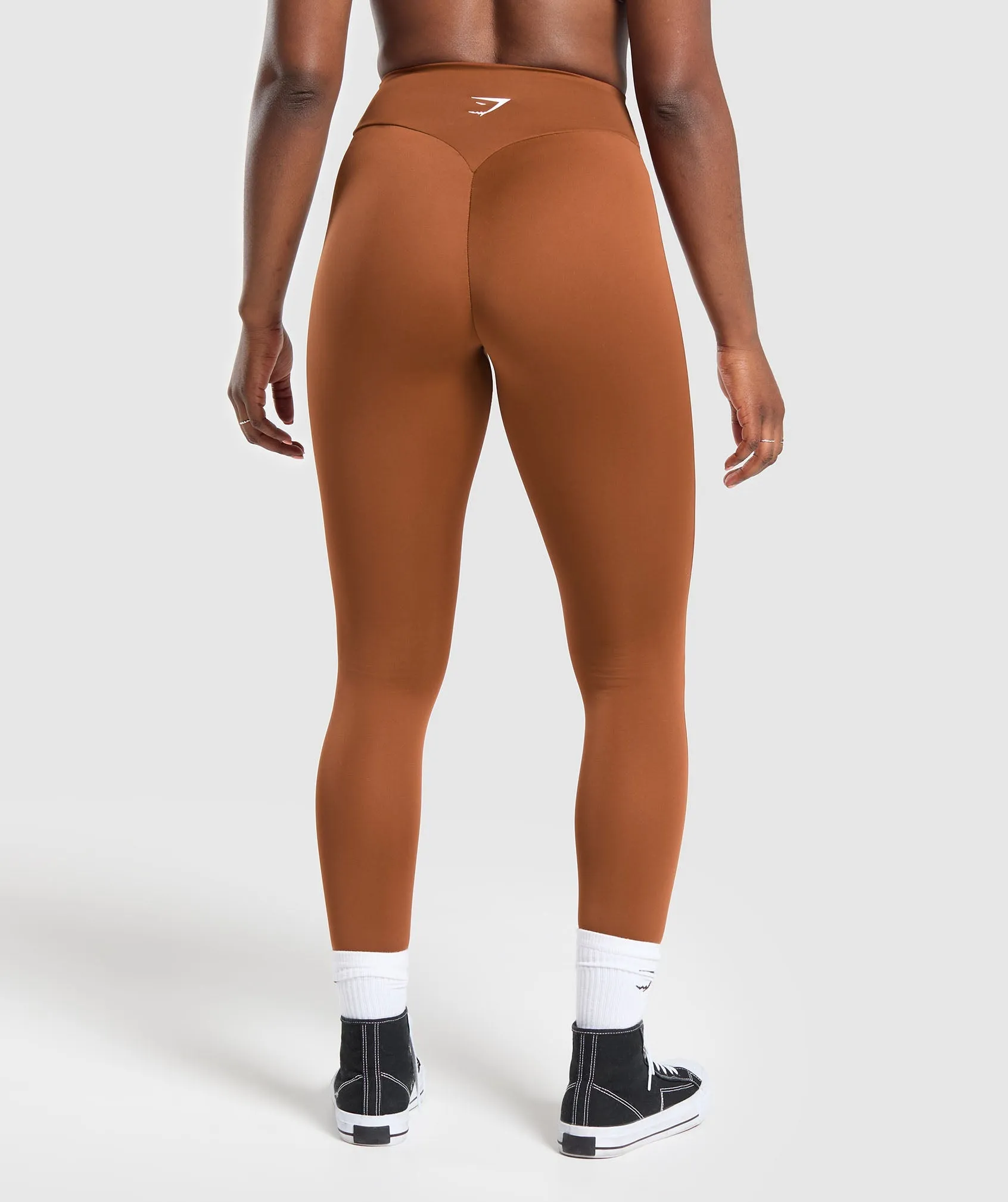 GS Power Regular Leggings - Copper Brown