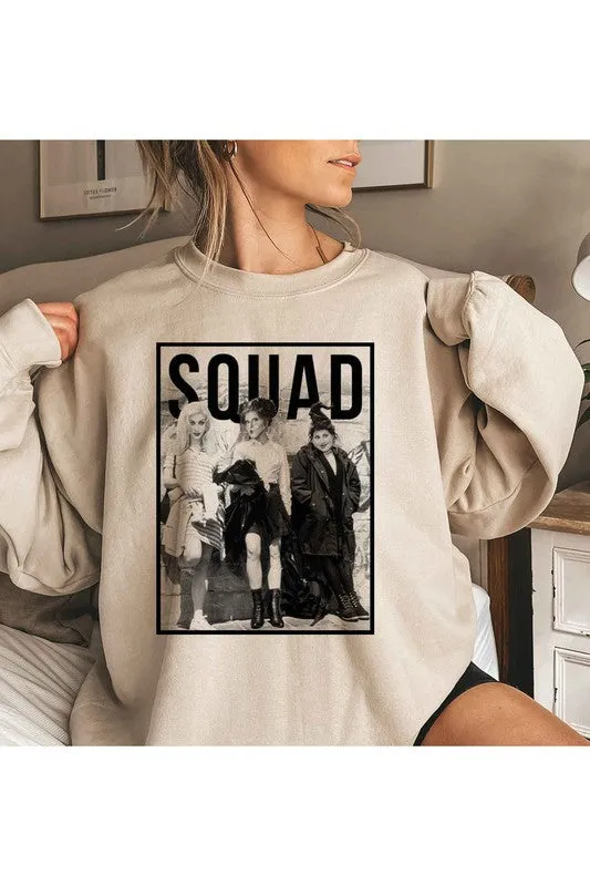 HALLOWEEN SQUAD GRAPHIC PLUS SIZE SWEATSHIRT