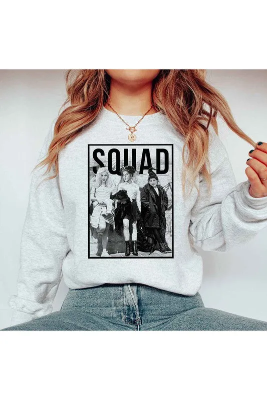 HALLOWEEN SQUAD GRAPHIC PLUS SIZE SWEATSHIRT