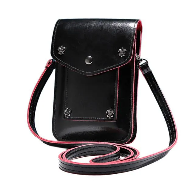 Handbags Leather Women Mini Messenger Bag Handbag Shoulder Bag Women's Zipper Versatile Handbag borsetta donne