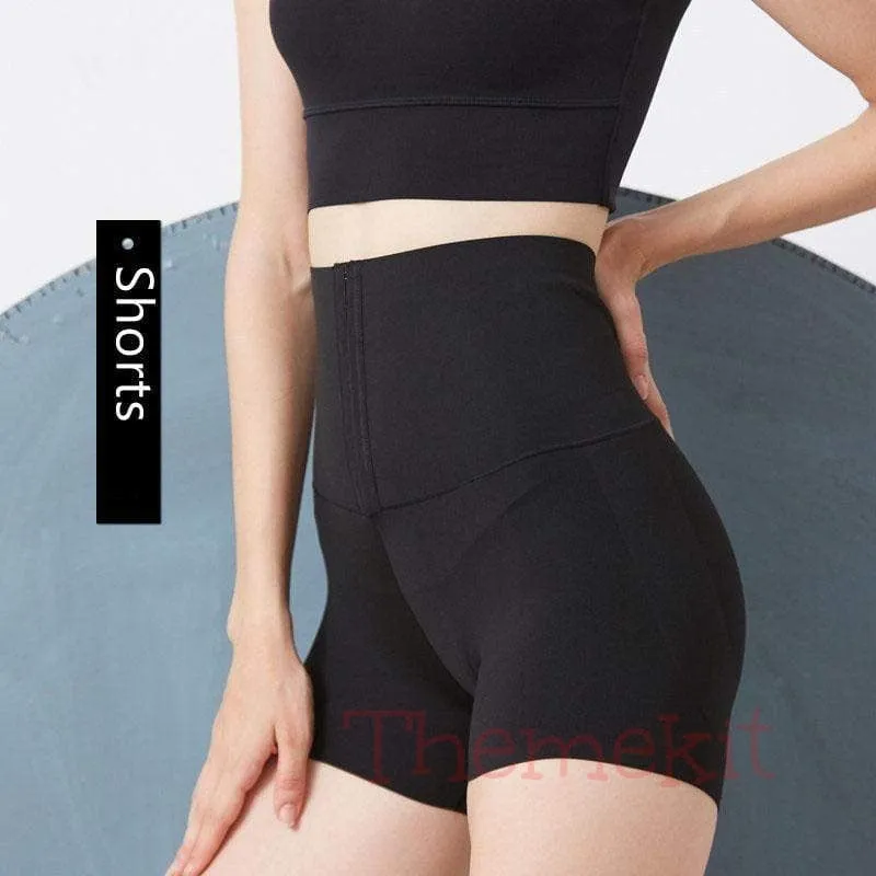 High Waist Girdle Waist Exercises Yoga Pants