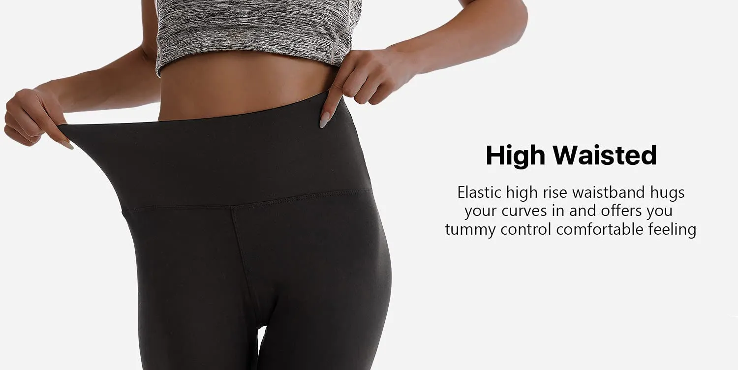 High Waist Gym Leggings Soft Stretch