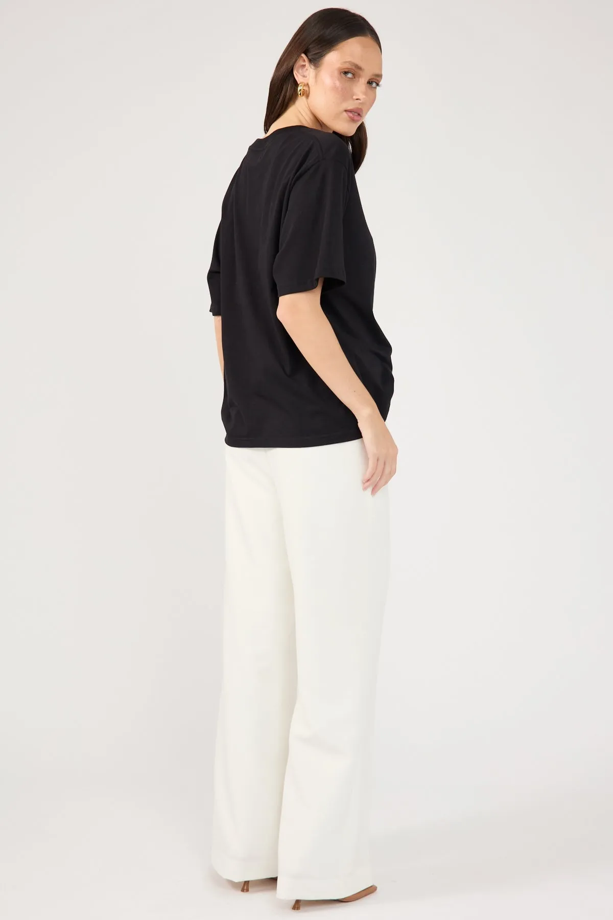 High-Waist Pant - White