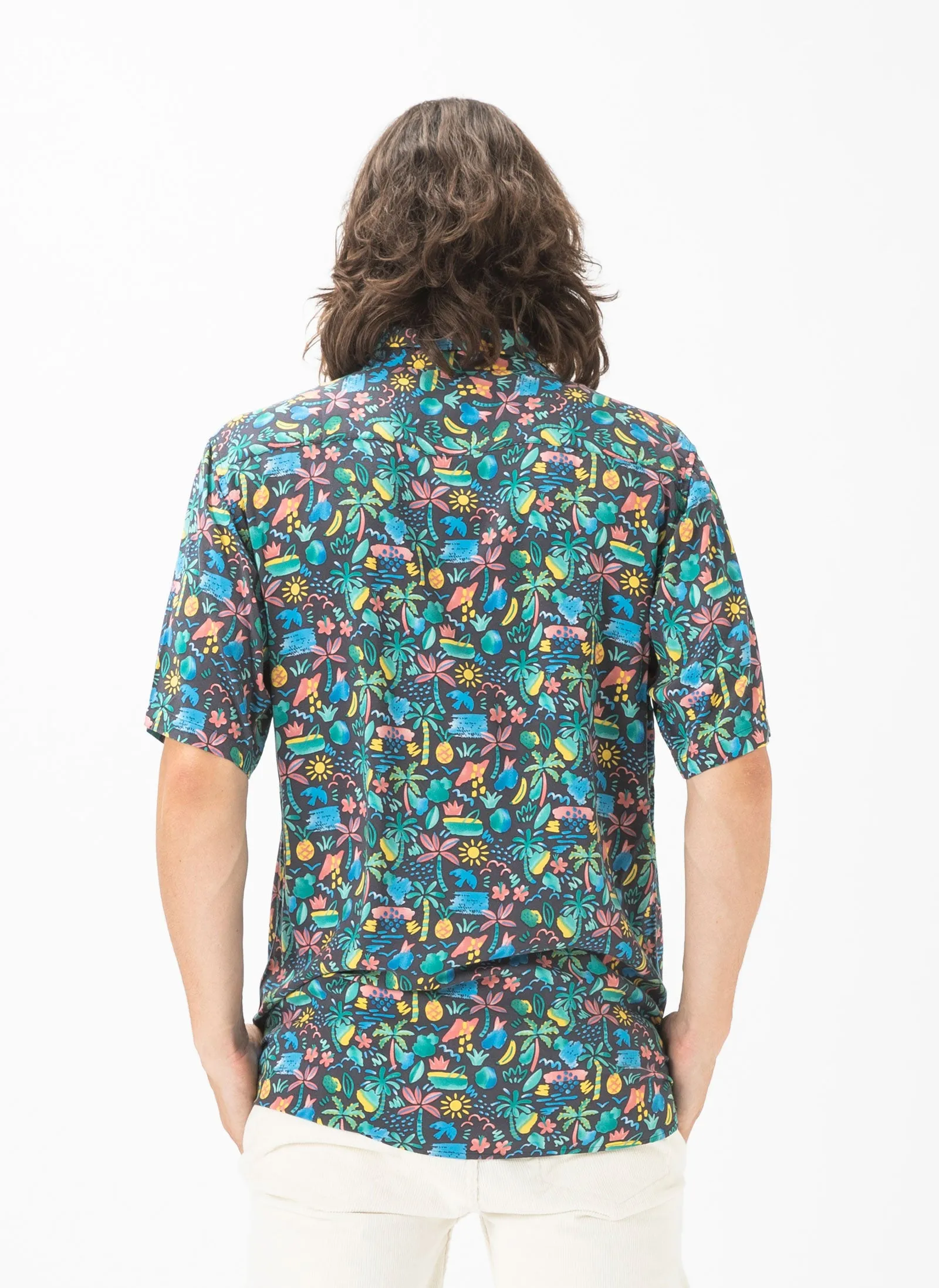 Holiday Short-Sleeve Shirt Tropic Nights