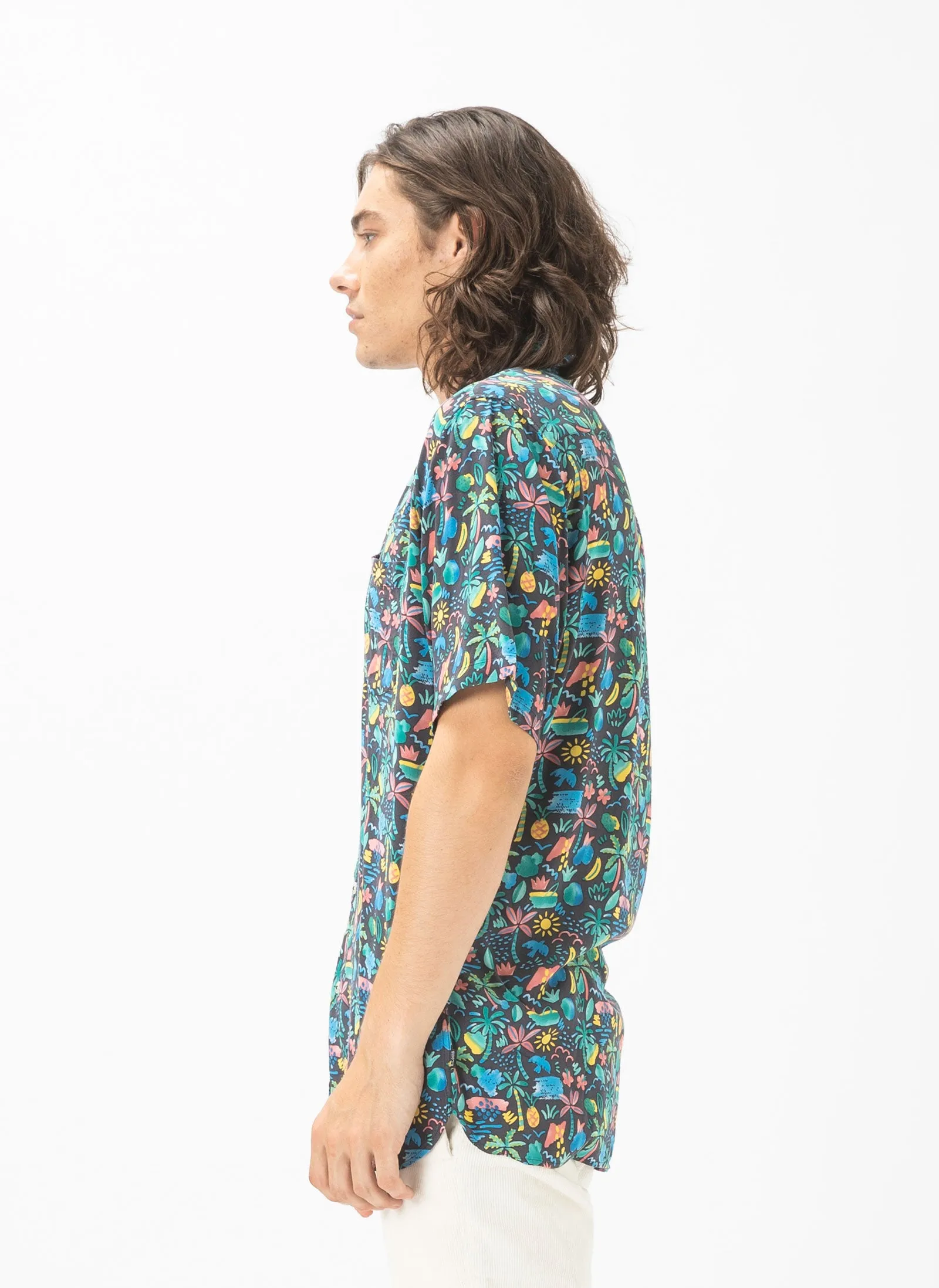 Holiday Short-Sleeve Shirt Tropic Nights