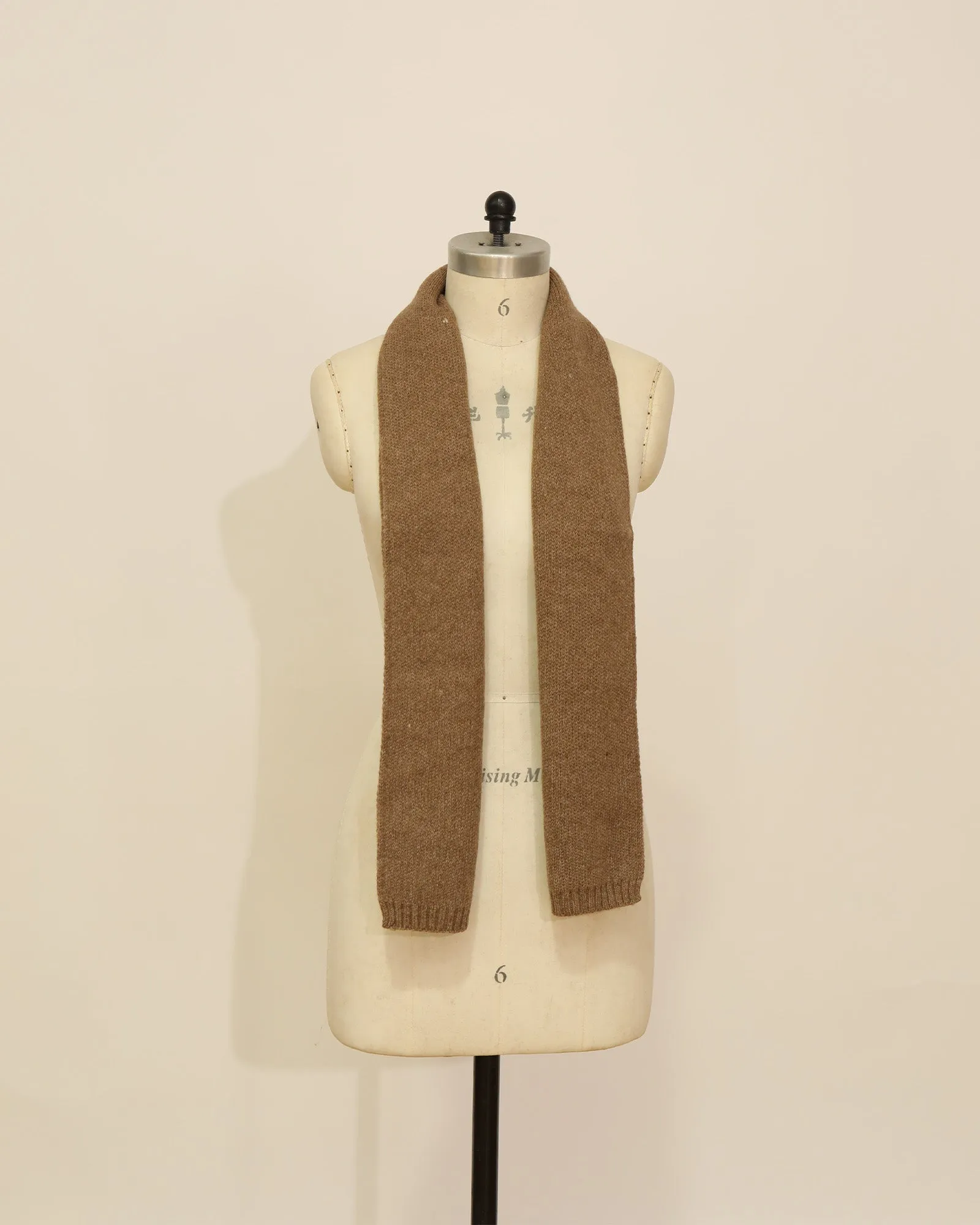 Knitted Scarf - Brown