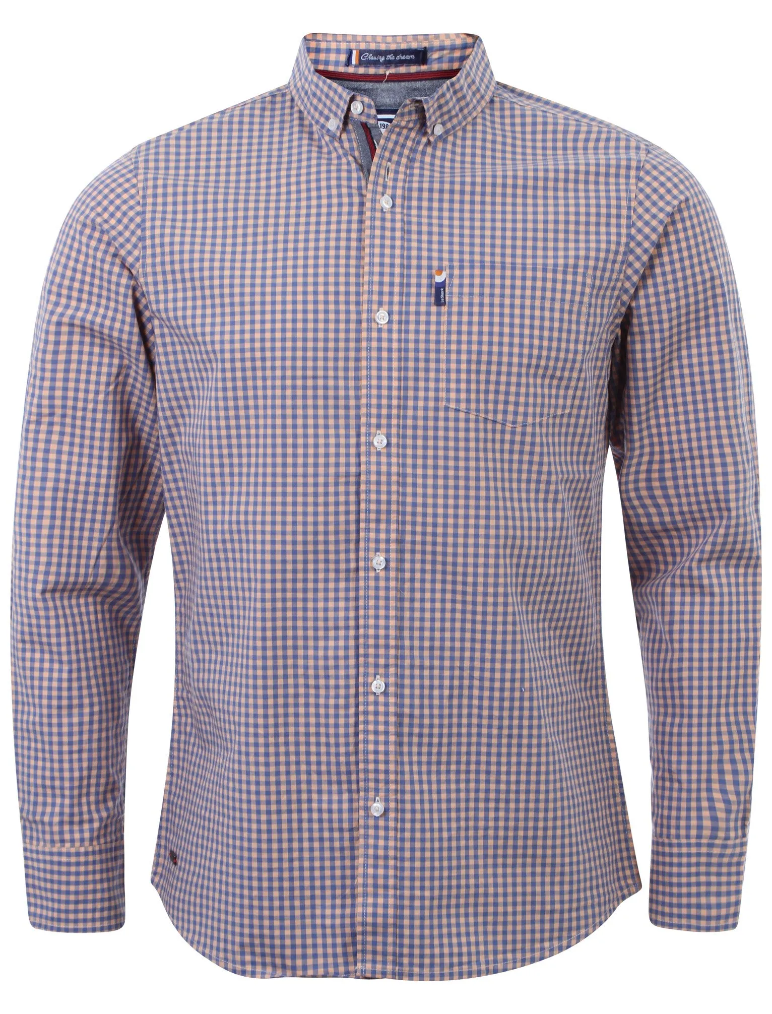 Le Shark Hampstead cotton shirt in Dutch Blue