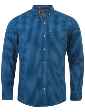 Le Shark Hampstead cotton shirt in Estate Blue