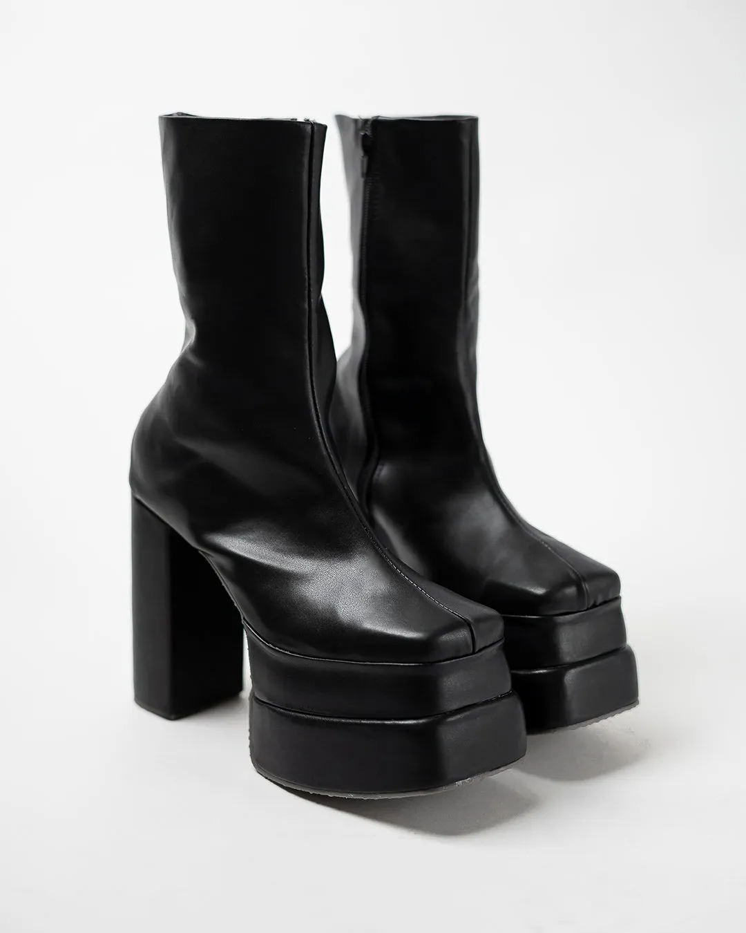 Littlebox Aevitas Platform Boots Black Footwear