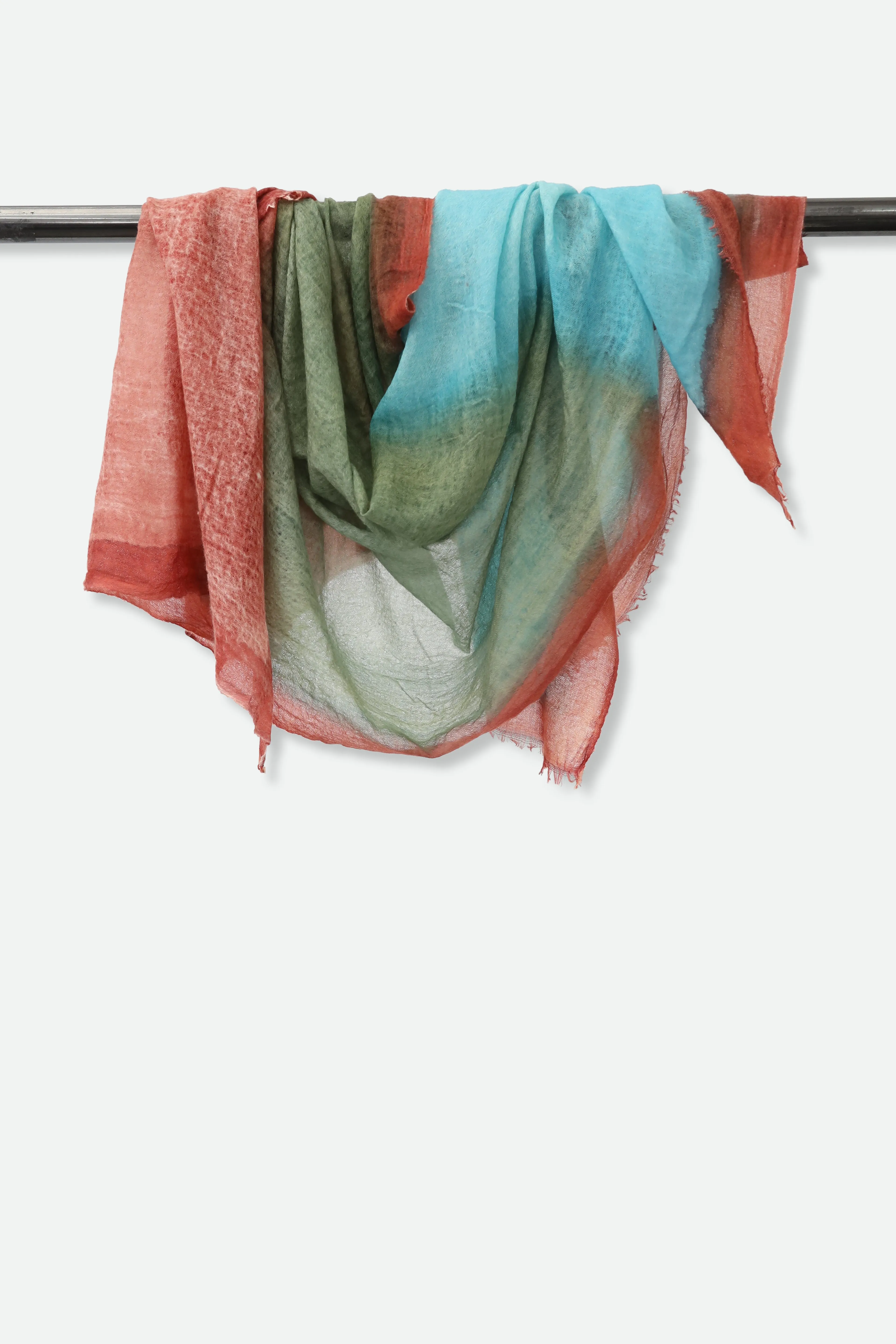 MAJORCA SCARF IN HAND DYED CASHMERE