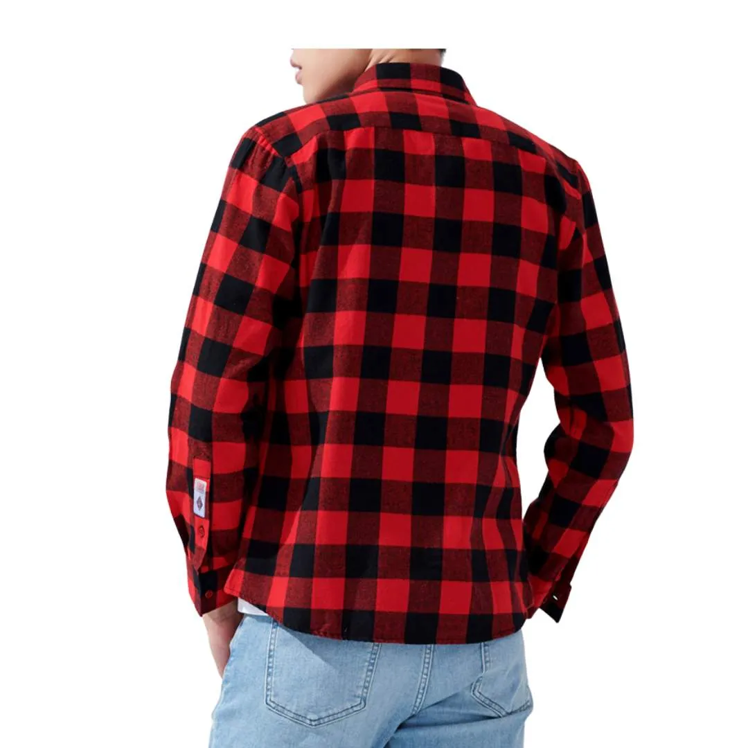 Men’s Button Down Plaid Shirt