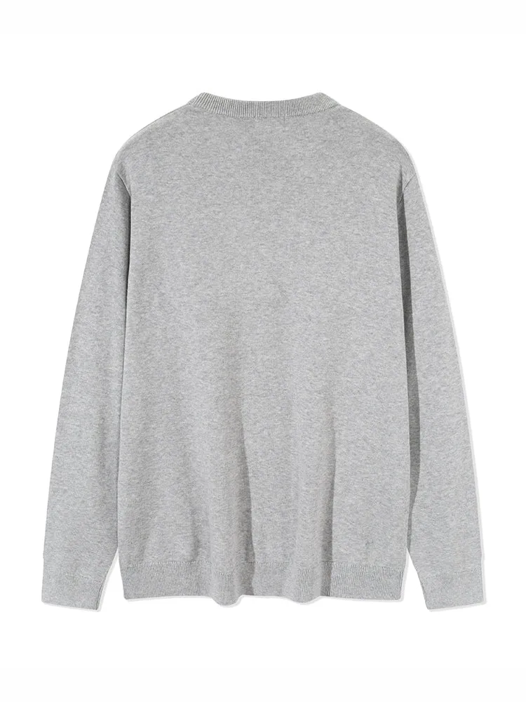 Men's Combed Cotton Fitted Pullover