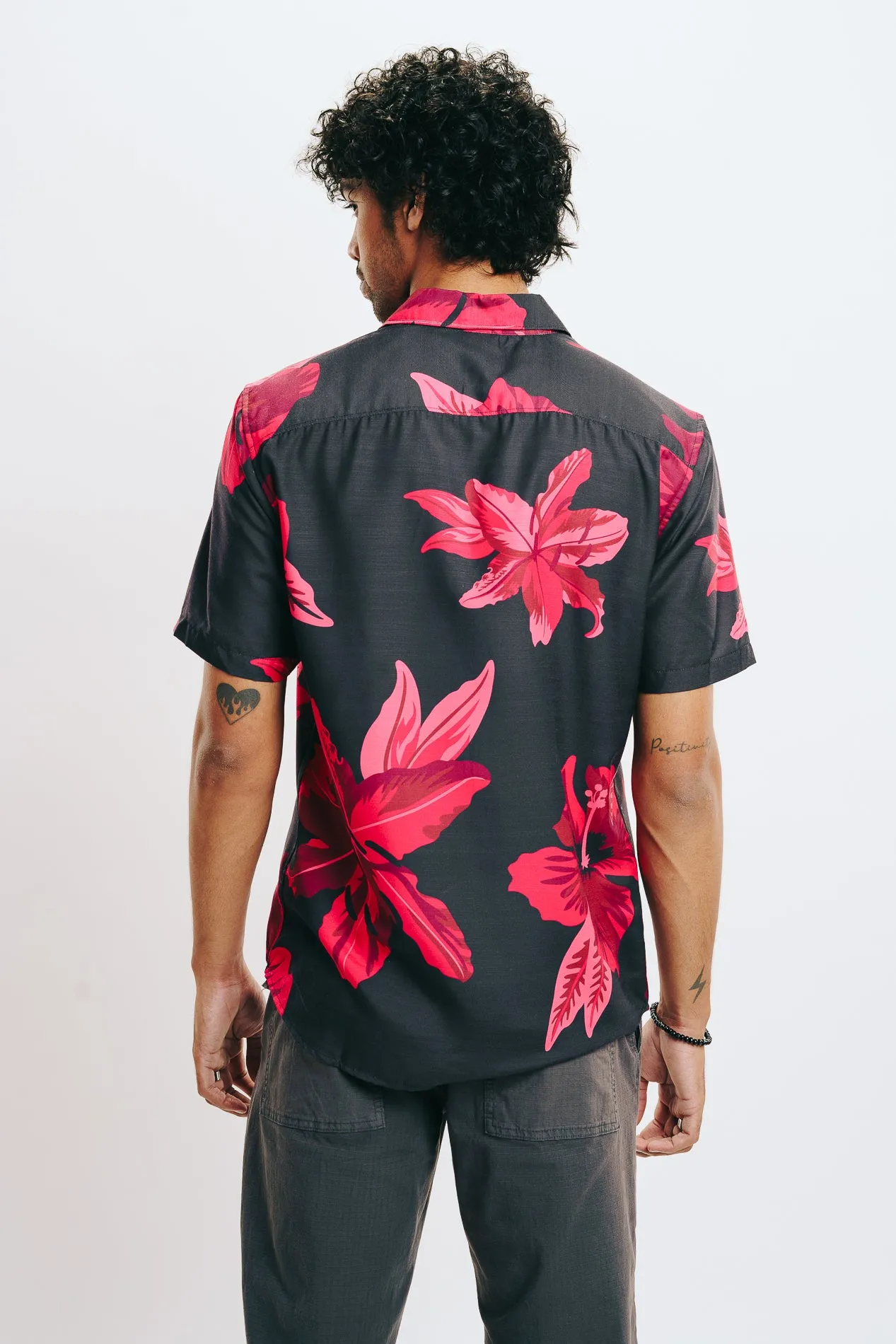 Men's Hibiscus Print Shirt