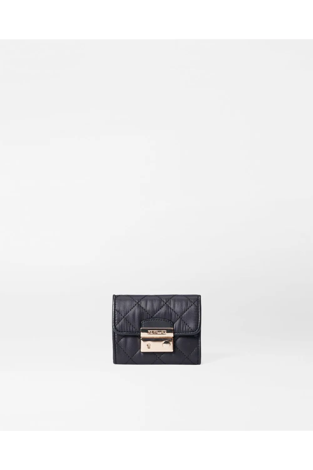 MZ Wallace Crosby Lock Wallet Small 1602C1590 | Black