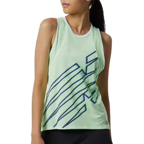 New Balance Printed Fast Flight Tank (Ladies) - Green