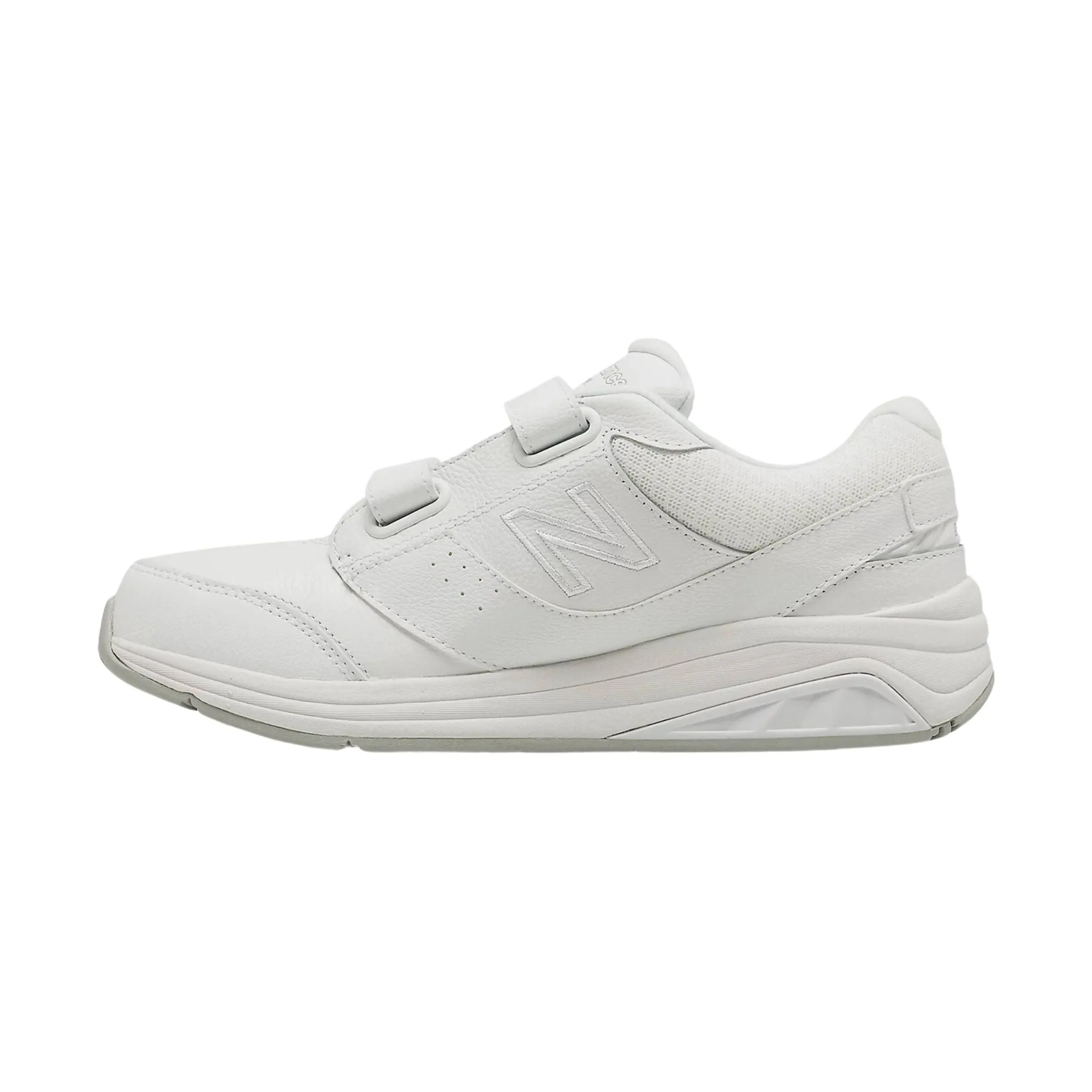 New Balance Women's Hook and Loop Leather 928v3 Walking Shoe - White