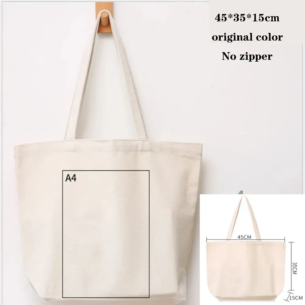 New Canvas Cotton bag grocery handbag