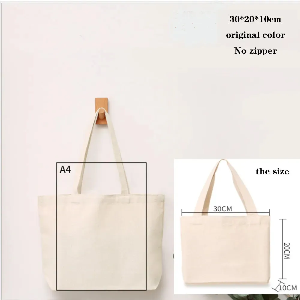 New Canvas Cotton bag grocery handbag