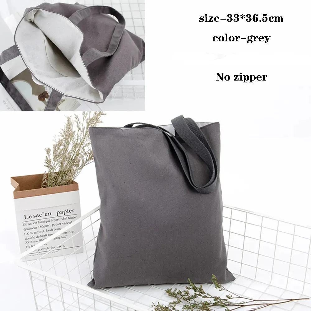 New Canvas Cotton bag grocery handbag