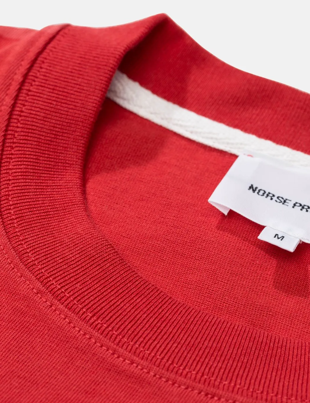 Norse Projects Johannes Block Stripe T-Shirt - Askja Red