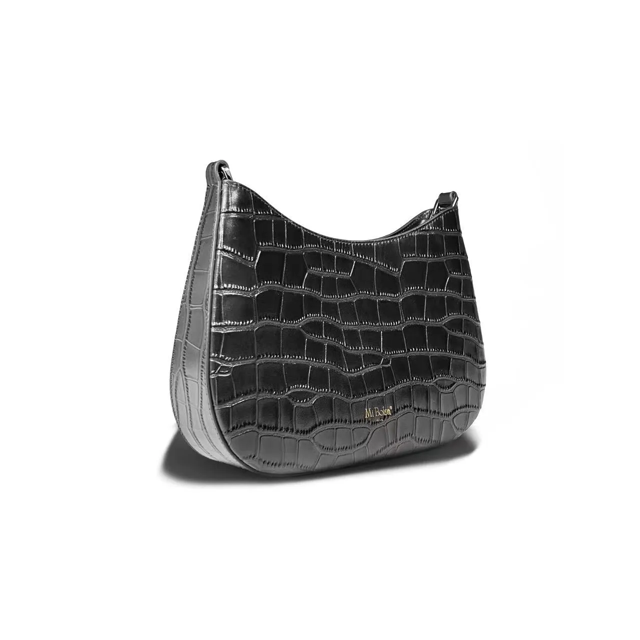 Nottinghill - Black Croc Embossed