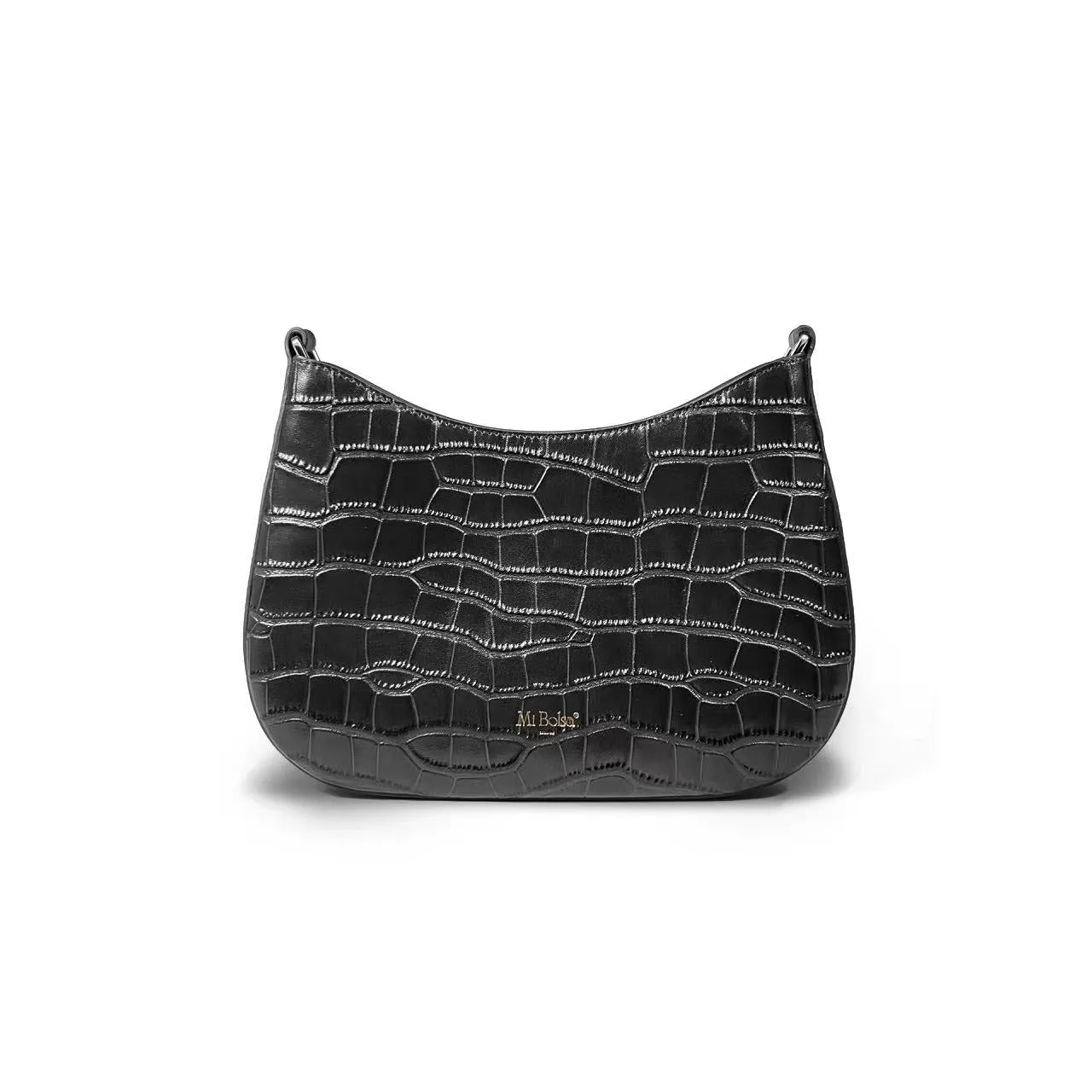 Nottinghill - Black Croc Embossed