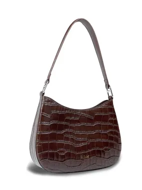 Nottinghill - Chocolate Croc Embossed