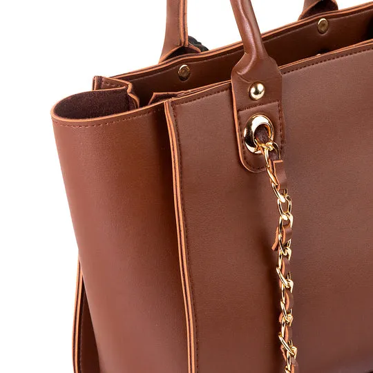 OPAL BROWN  HANDBAG