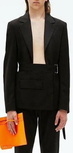 Open-Chest Blazer