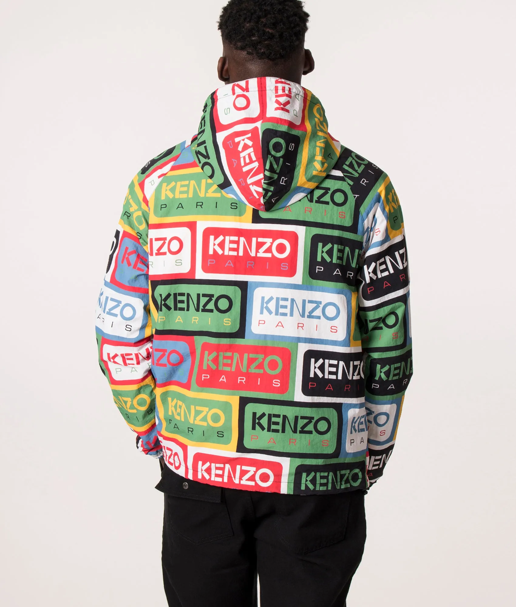 Packable KENZO Labels Windbreaker Jacket